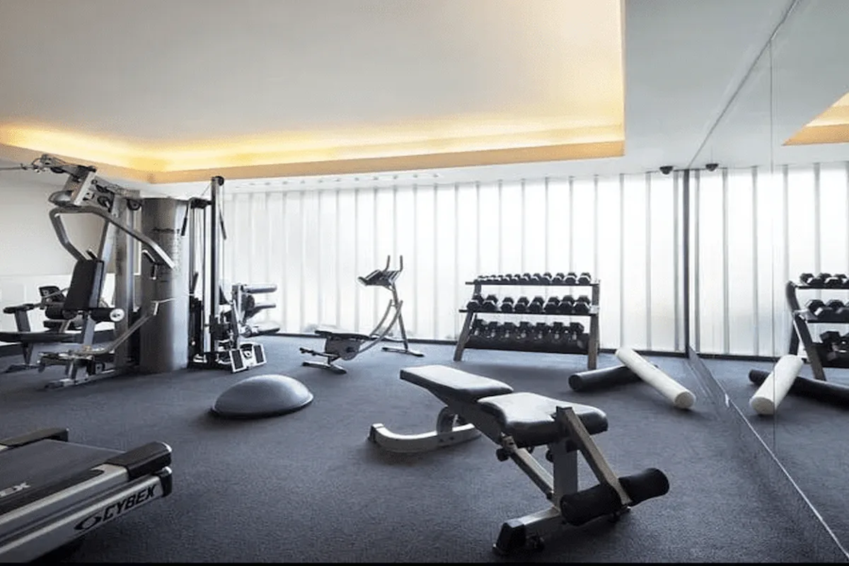 Residents' fitness center at 49 North 8th Street